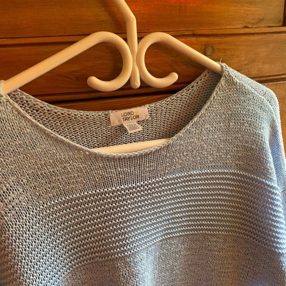 Lord Taylor, Sweater, summer, blue sky, size 10. - Picture 9 of 9
